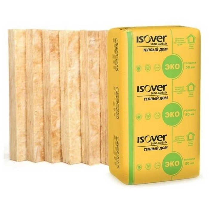 Утеплитель Isover Изовер Тёплый Дом Плита 50х610х1170 в Новоселье